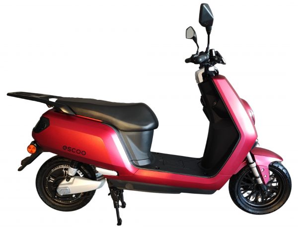 ESCOO Ronda rood elektrische scooter
